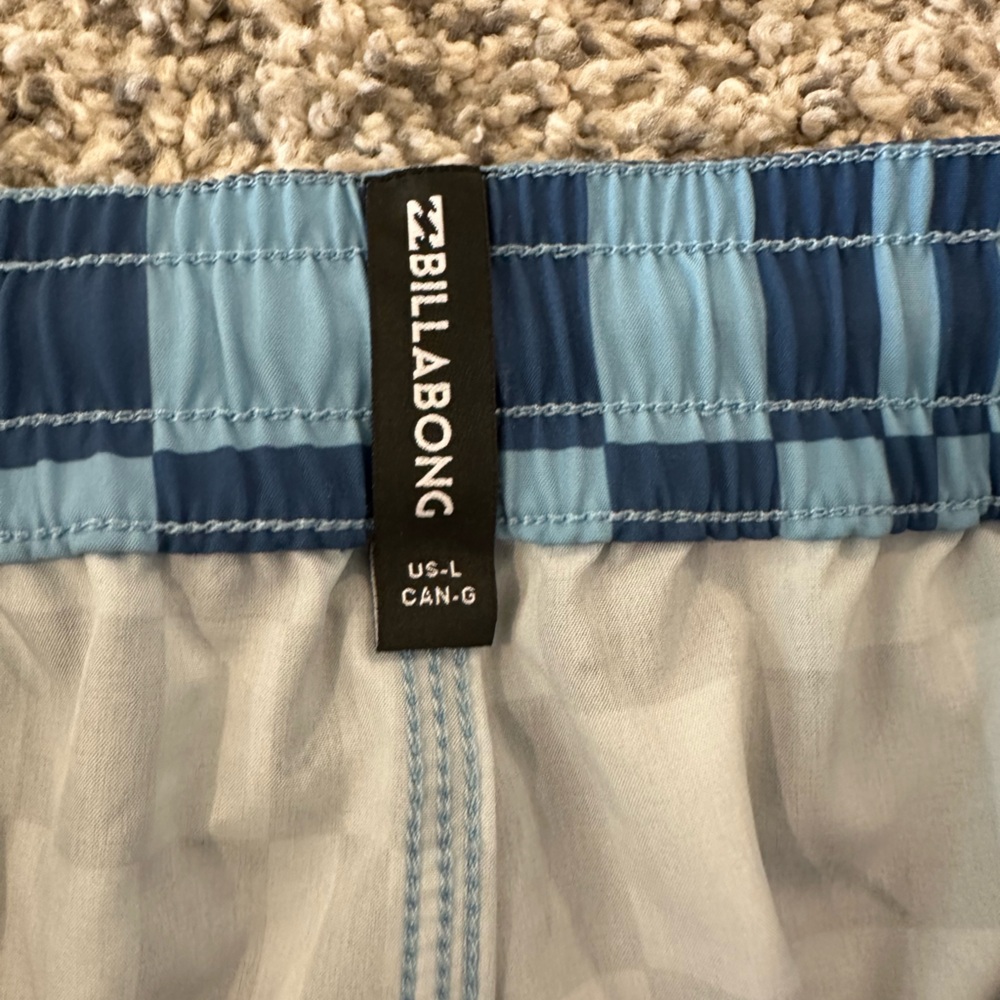 Billabong Travis Swim Trunks in Blue - Picture 3 of 3